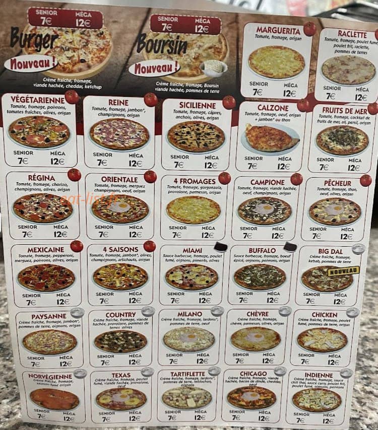 Big Dal — carte page 2