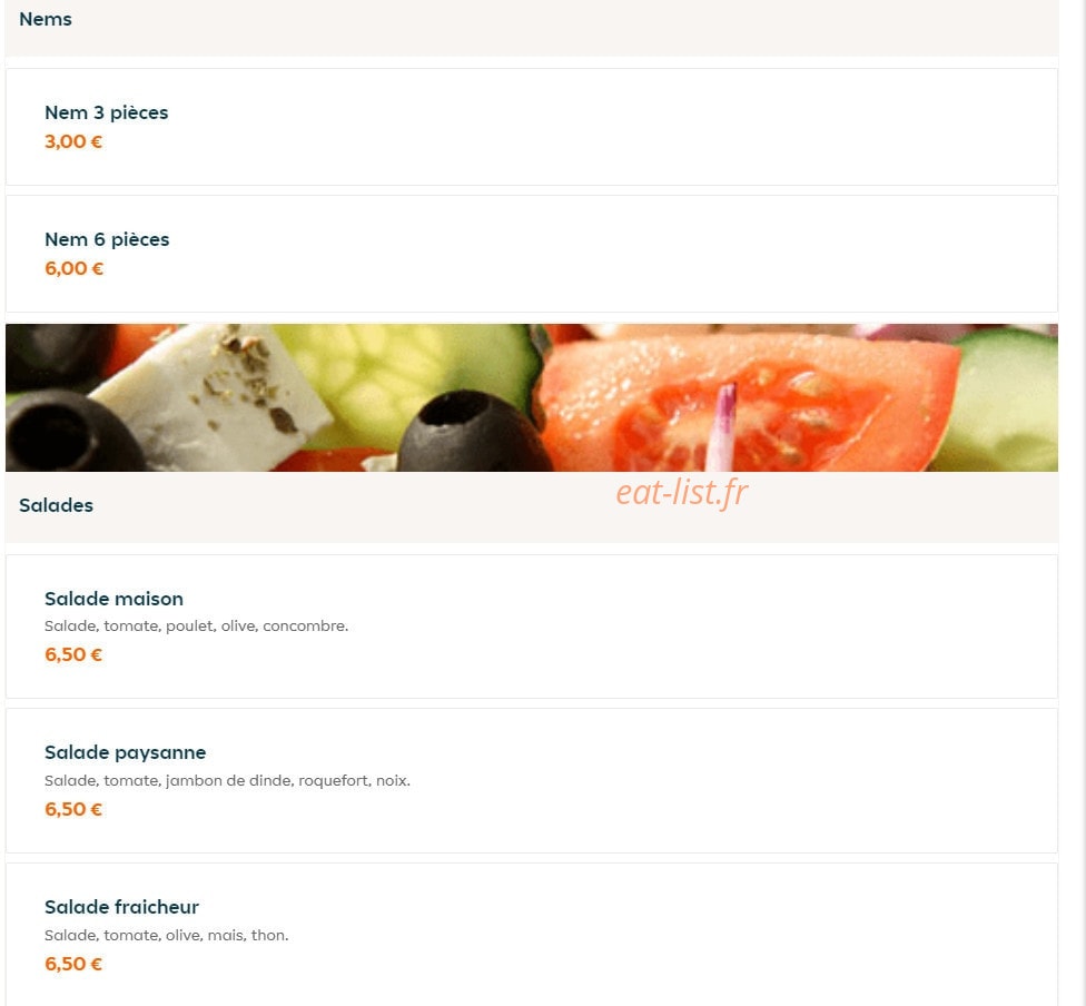 Caverne A Pizza — carte page 15