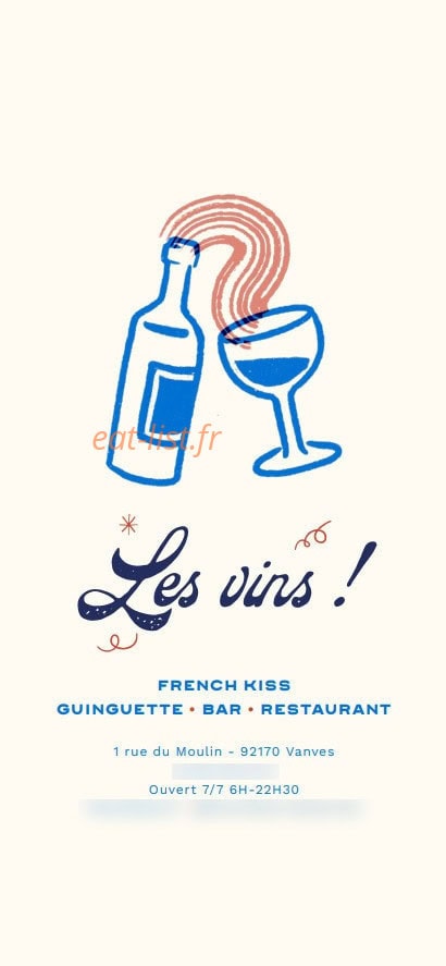 French Kiss — carte page 12
