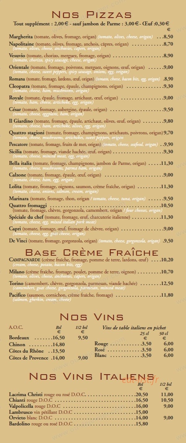 Il Giardino — carte page 8