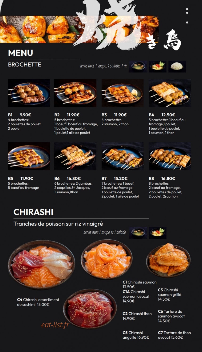 Izu Sushi — carte page 9