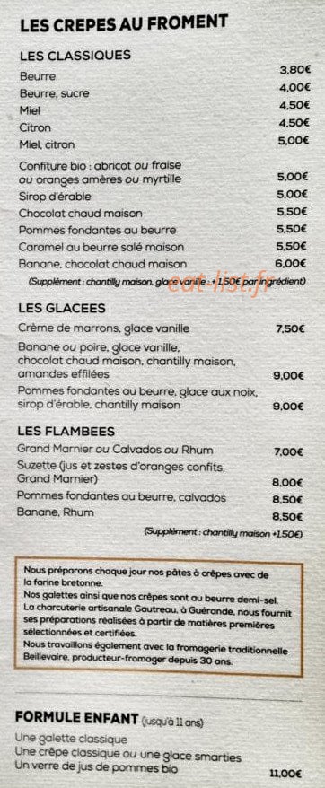 La Girafe — carte page 2