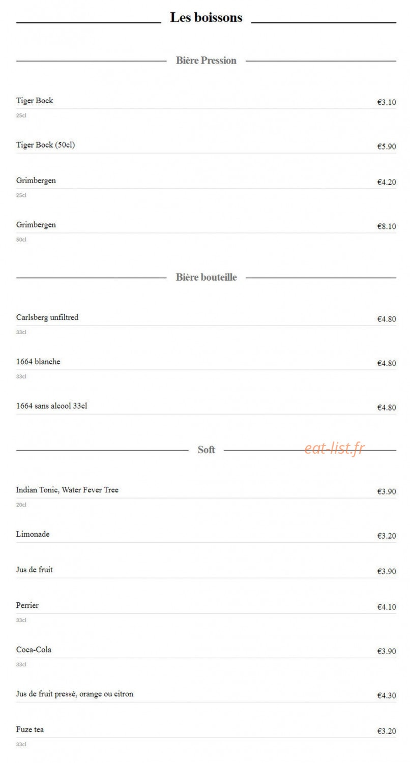 La Table 12 — carte page 6