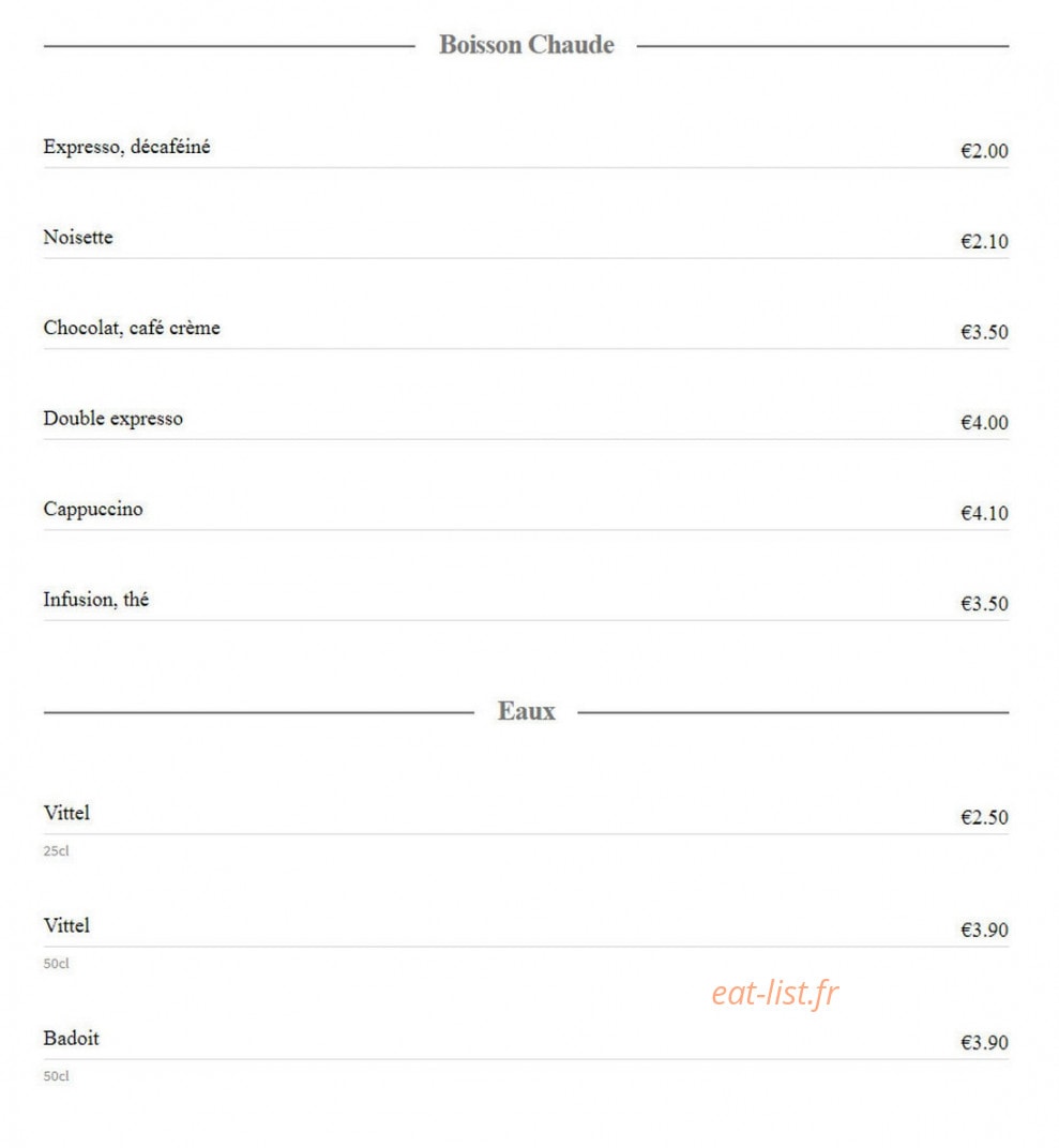 La Table 12 — carte page 7