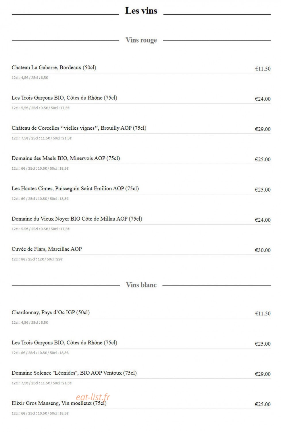 La Table 12 — carte page 4