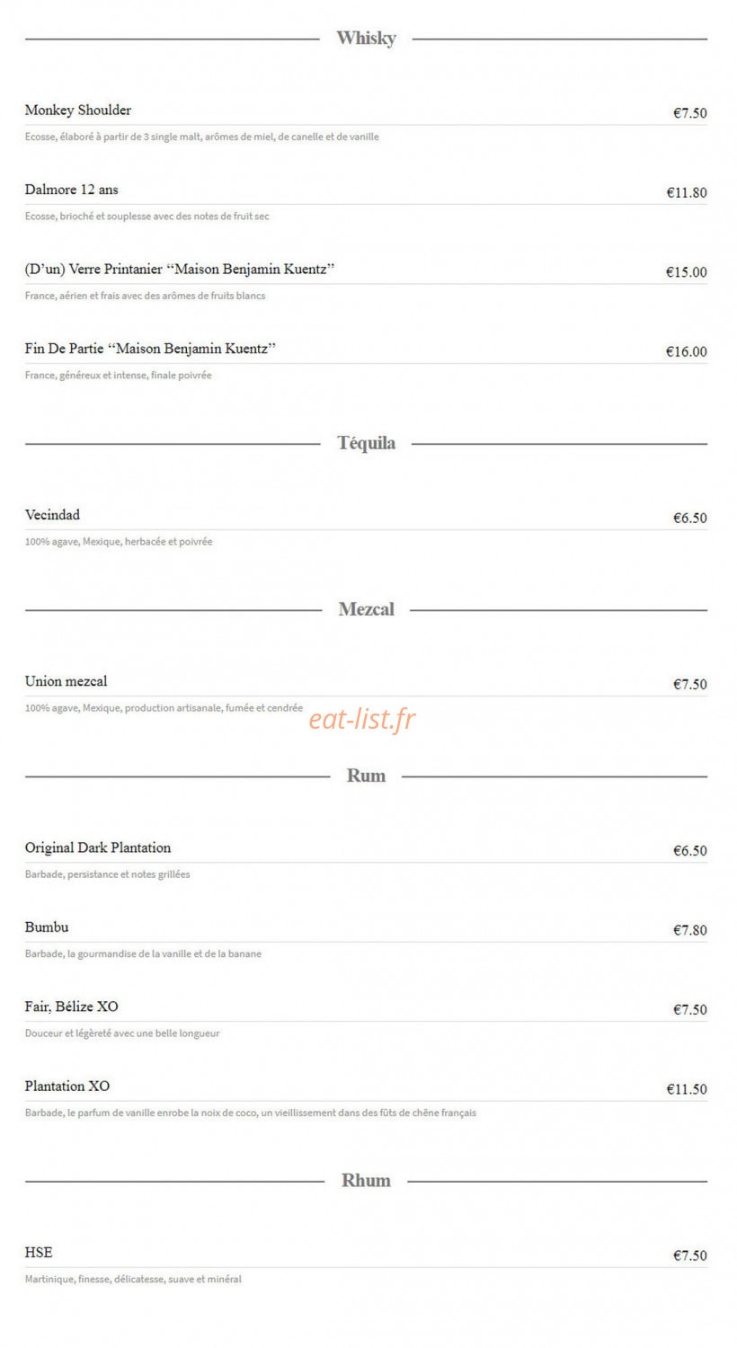 La Table 12 — carte page 9