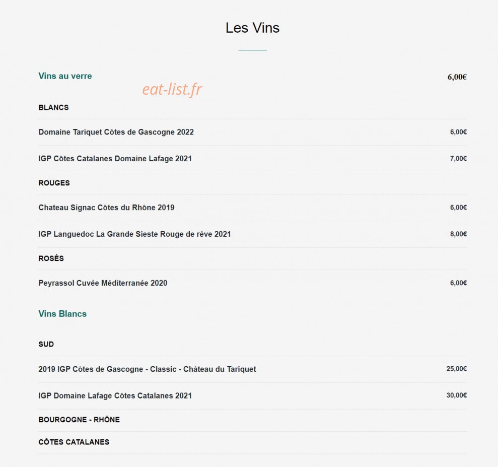 Les Pieds dans l'Herbe — carte page 2