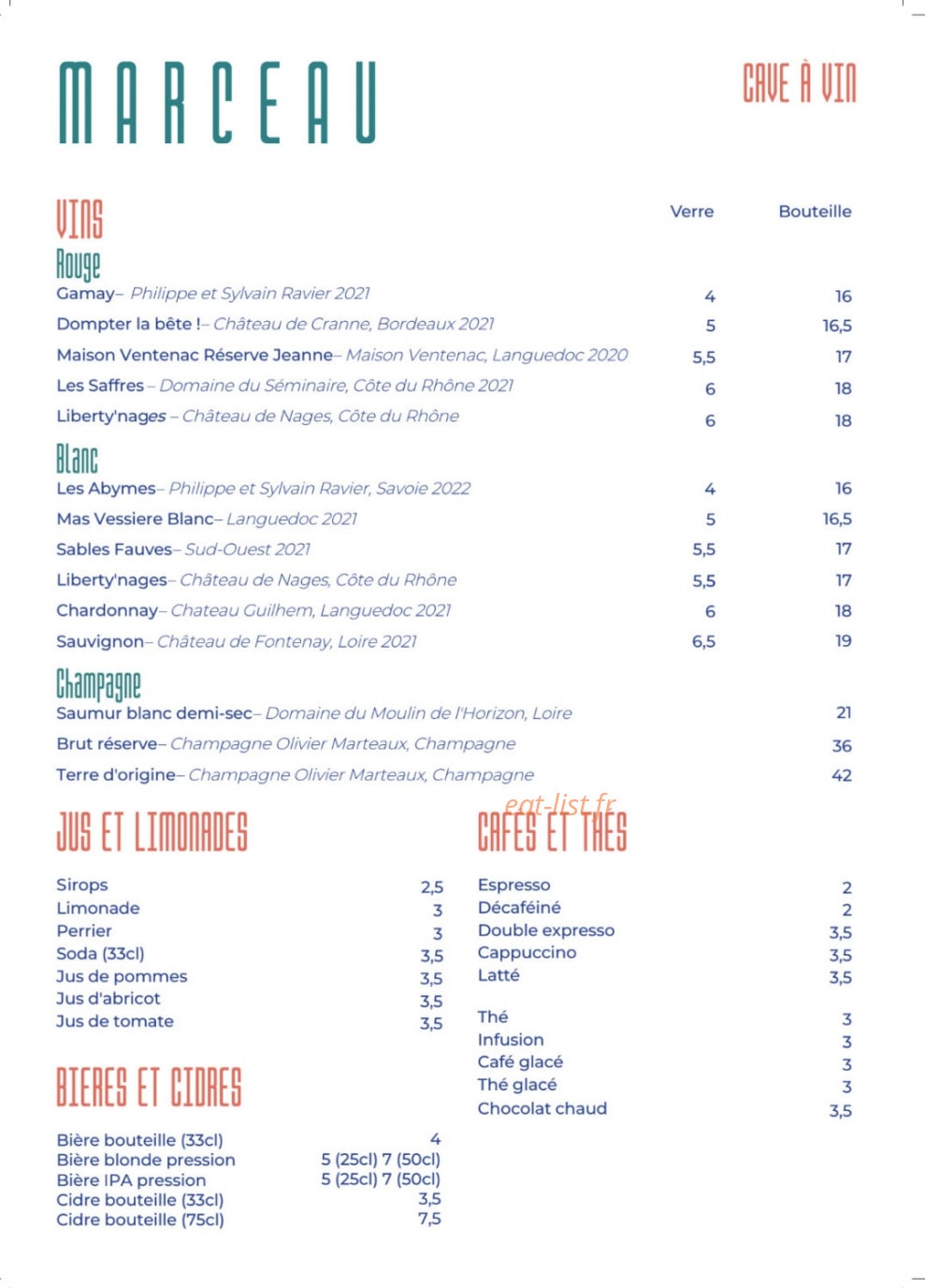 Marceau — carte page 2