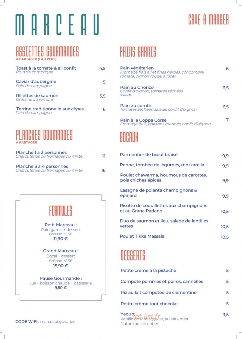 Marceau — carte page 1