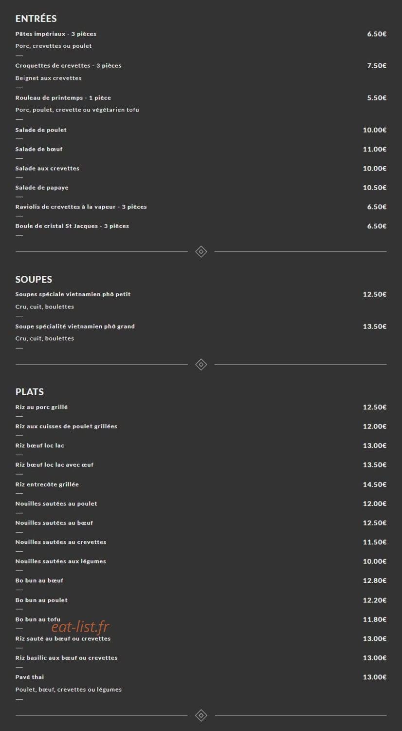 Pot o Pho — carte page 2