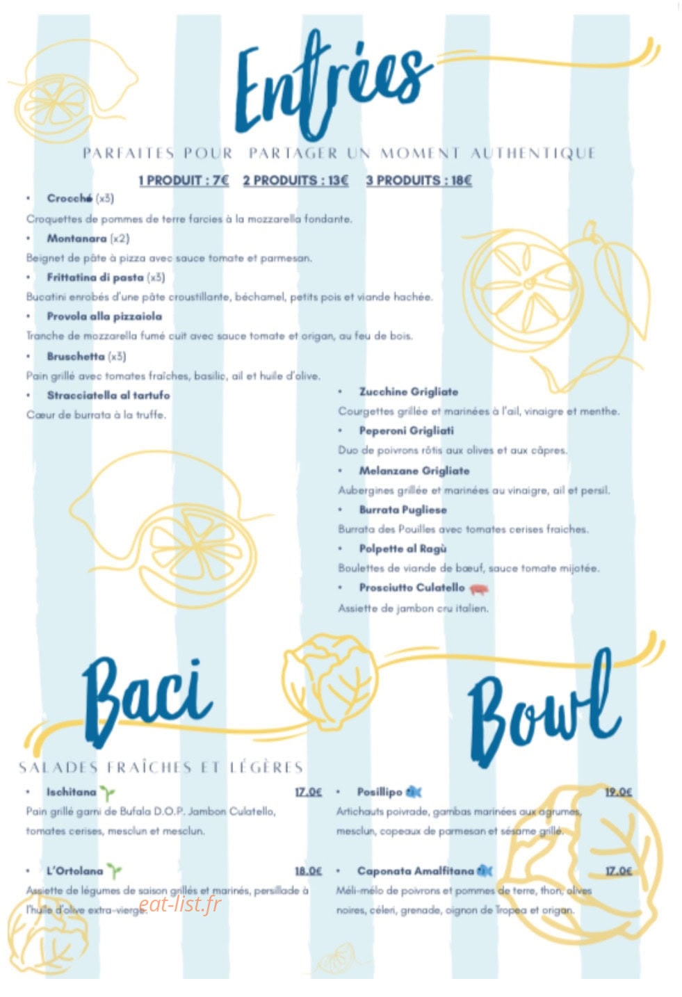 Bacio di Napoli — carte page 1
