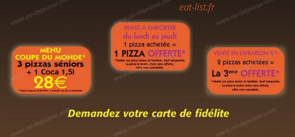 Dolce Pizza — carte page 5