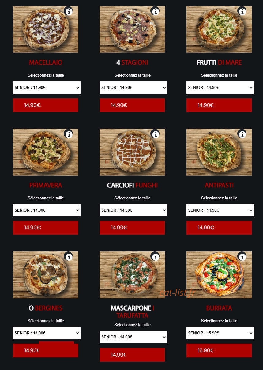 Eat’alian — carte page 5