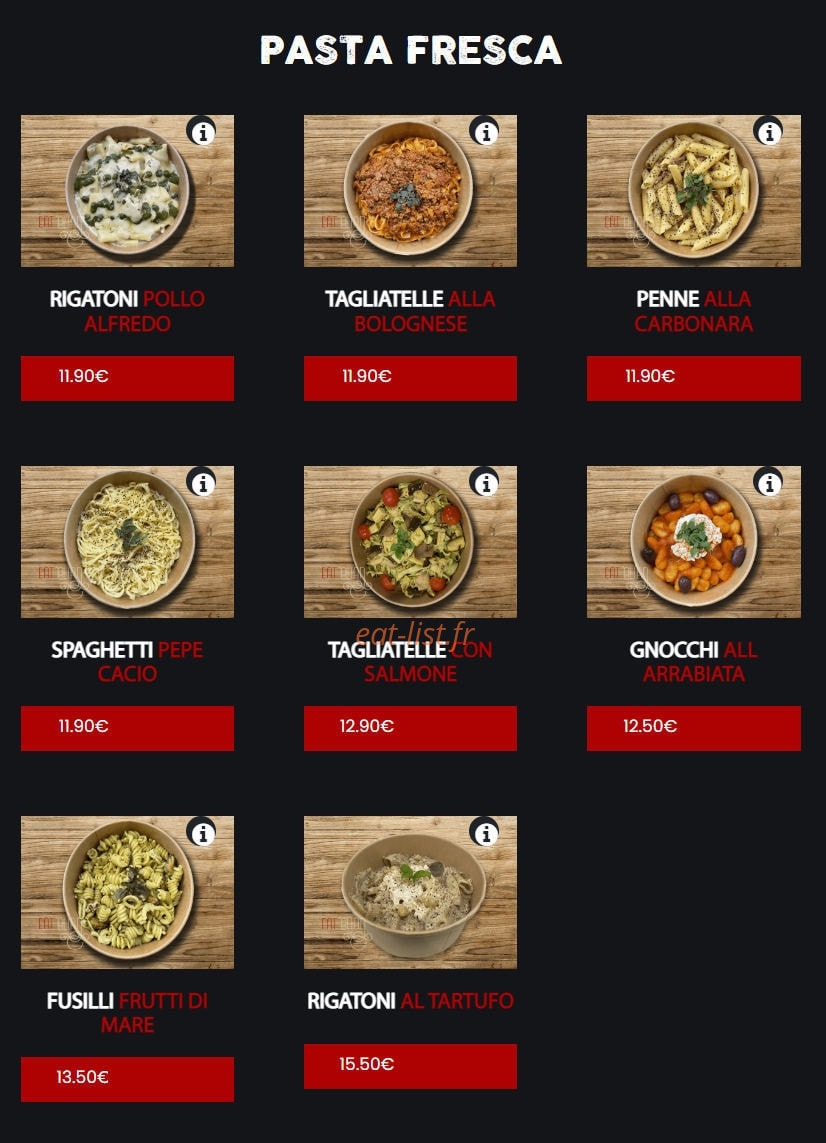 Eat’alian — carte page 7