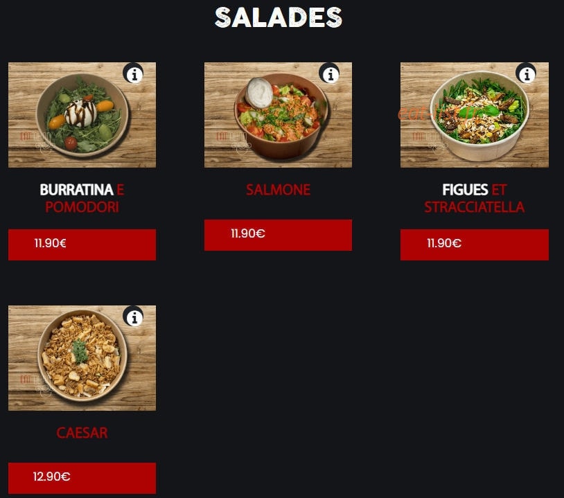 Eat’alian — carte page 2