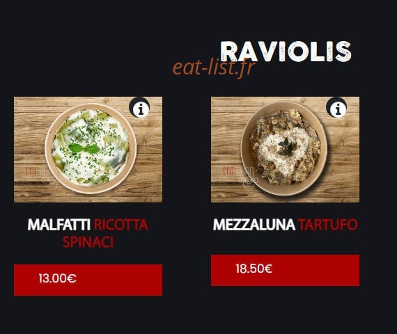 Eat’alian — carte page 8