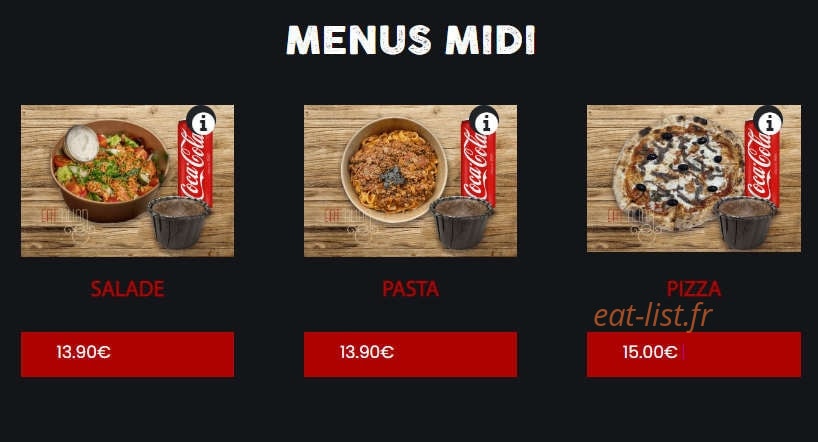 Eat’alian — carte page 3