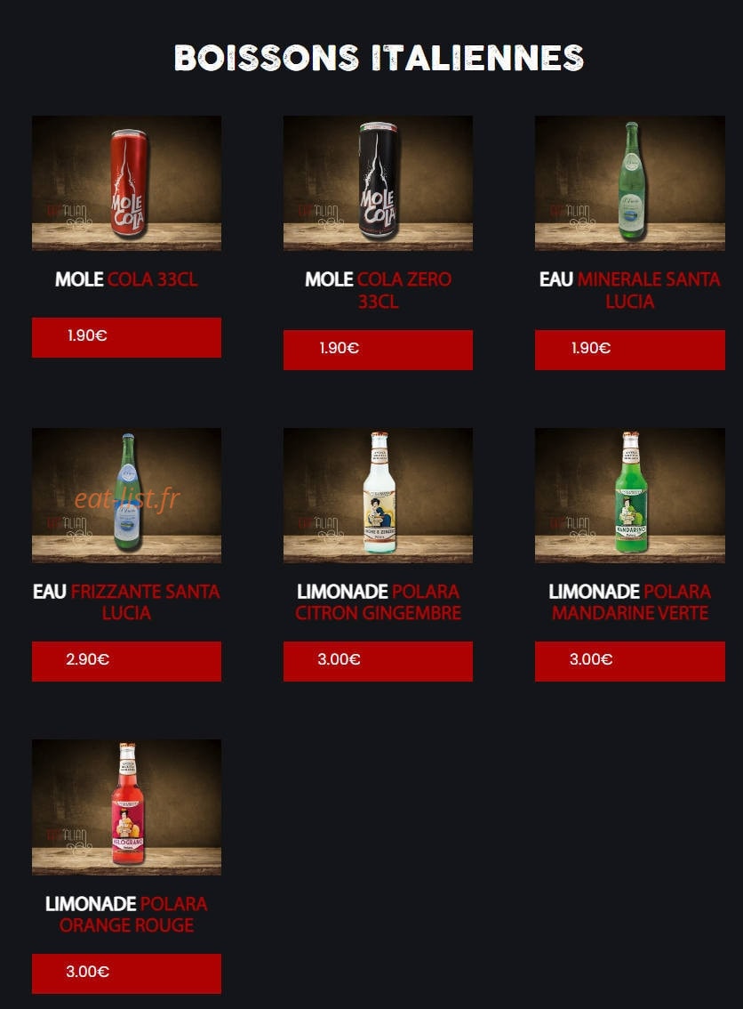 Eat’alian — carte page 10