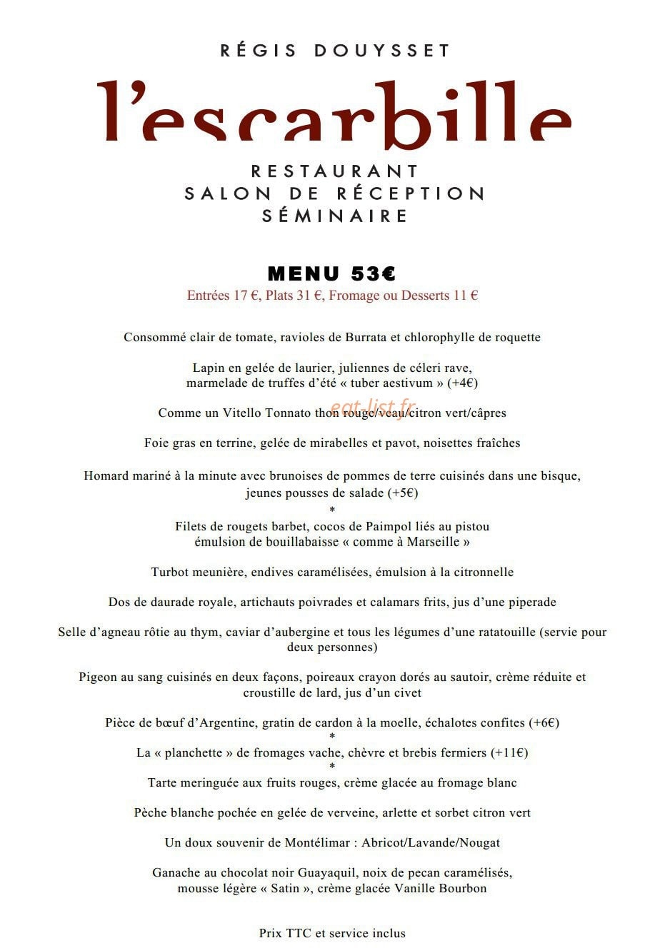 L'Escarbille — carte page 1