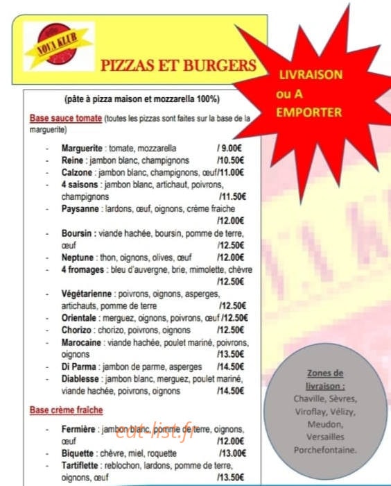 Nova Kfé — carte page 1
