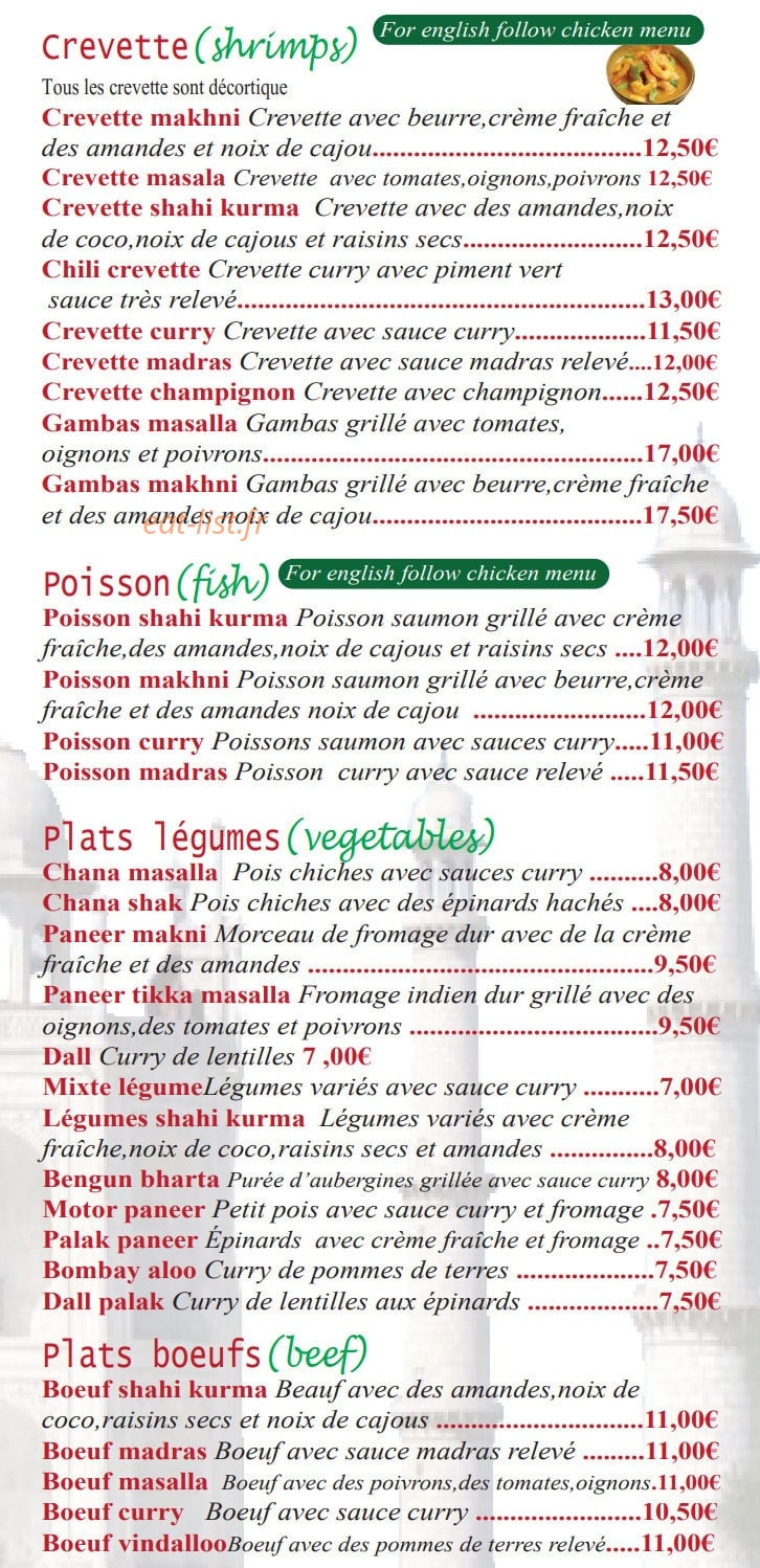 Tajmahal Express — carte page 4
