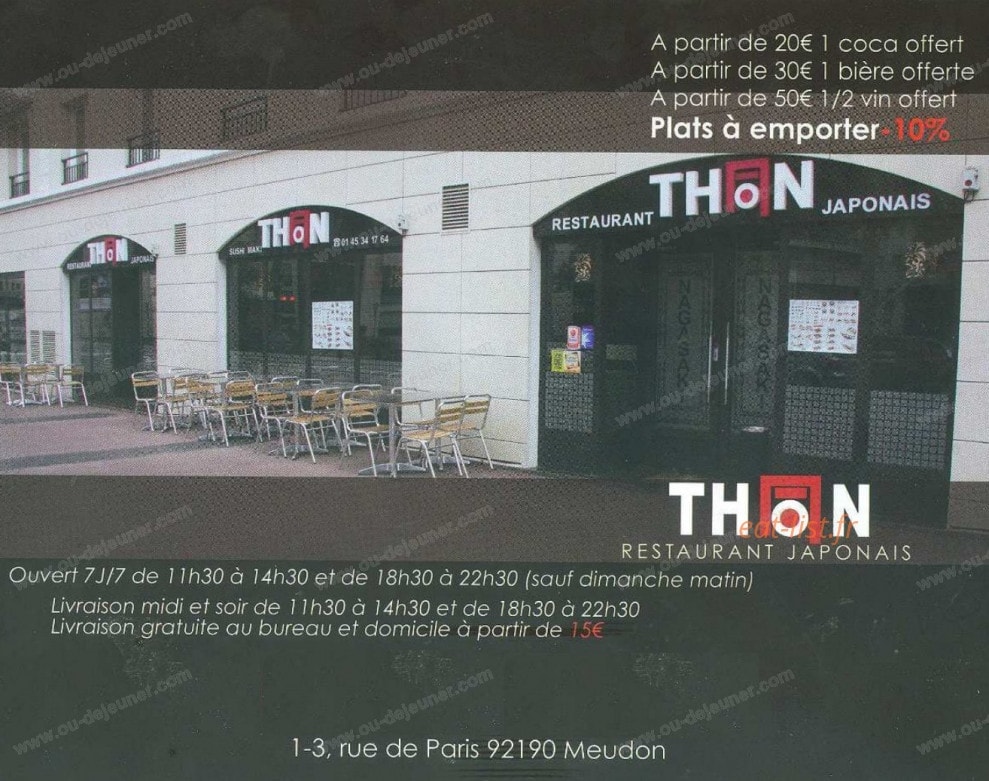 Thon — carte page 1