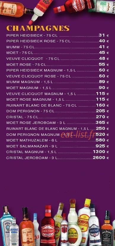 Allô Drink — carte page 5