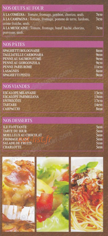 Allô Drink — carte page 4