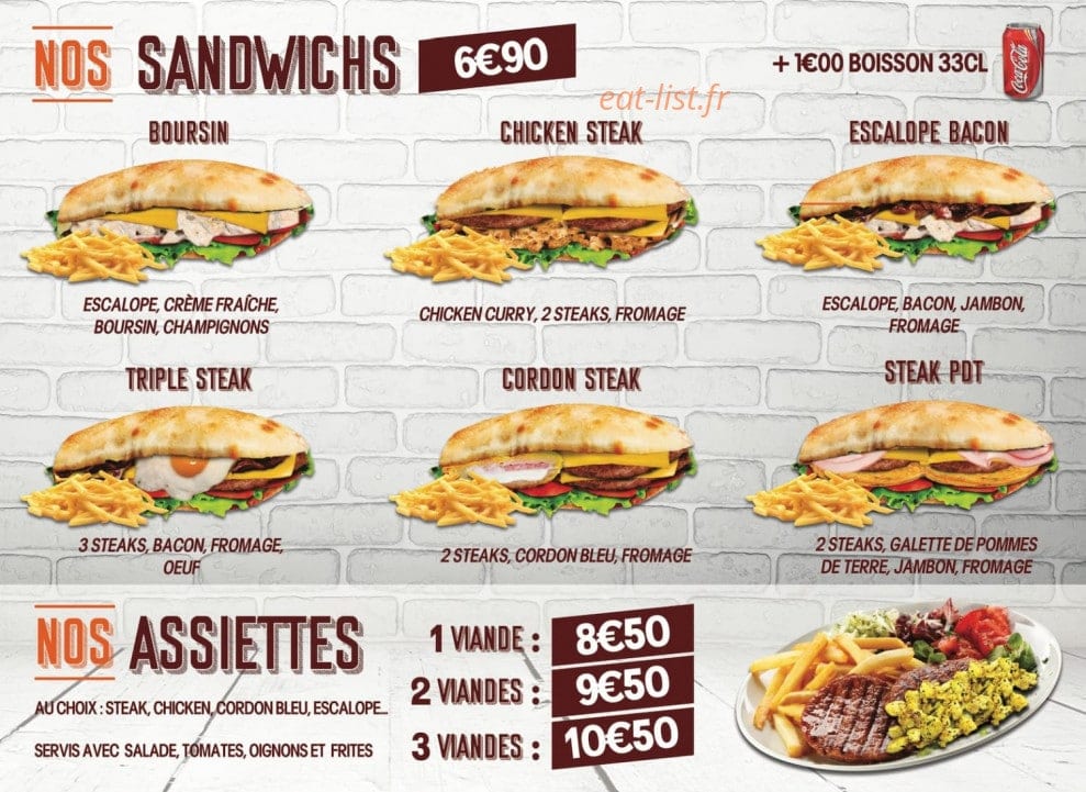 Bineau Pizza — carte page 3