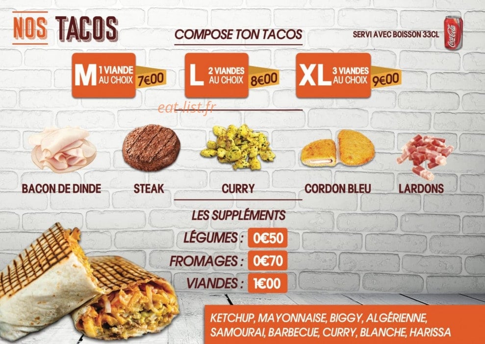 Bineau Pizza — carte page 4