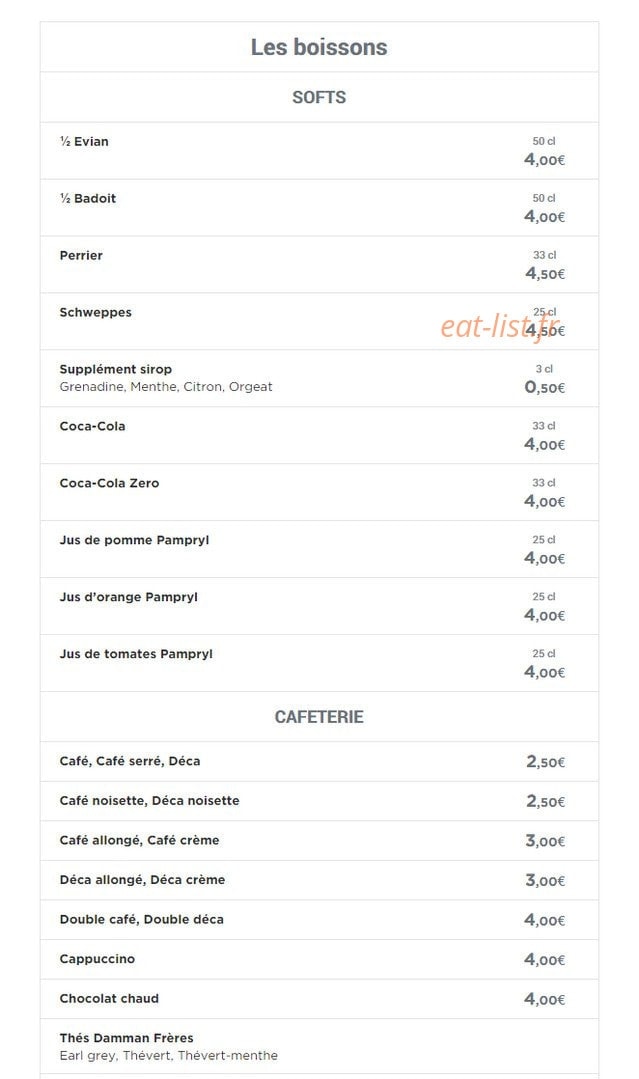 Bistrot Quai — carte page 6
