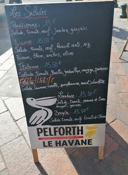 Café Le Havane — carte page 2