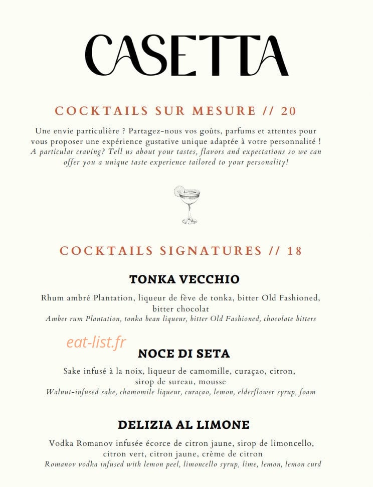 Casetta — carte page 10