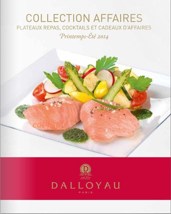 Dalloyau — carte page 14