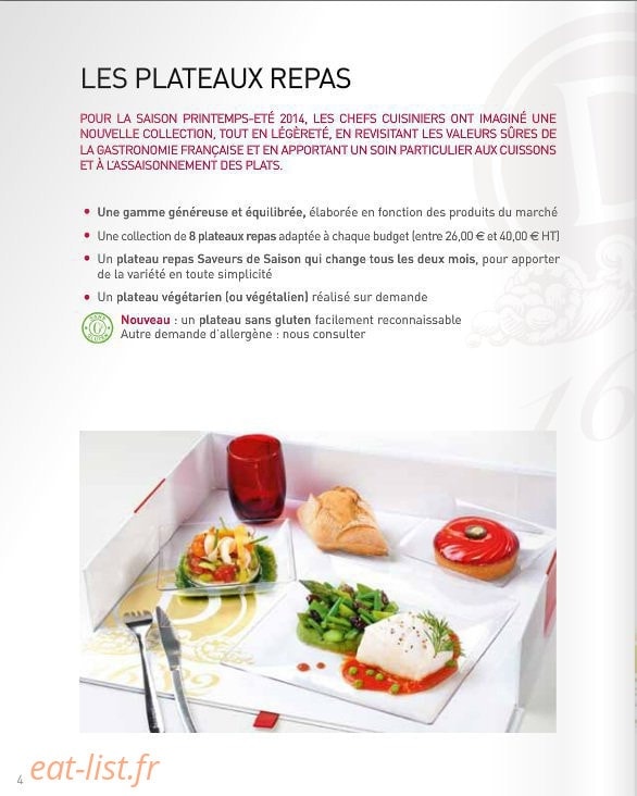 Dalloyau — carte page 16