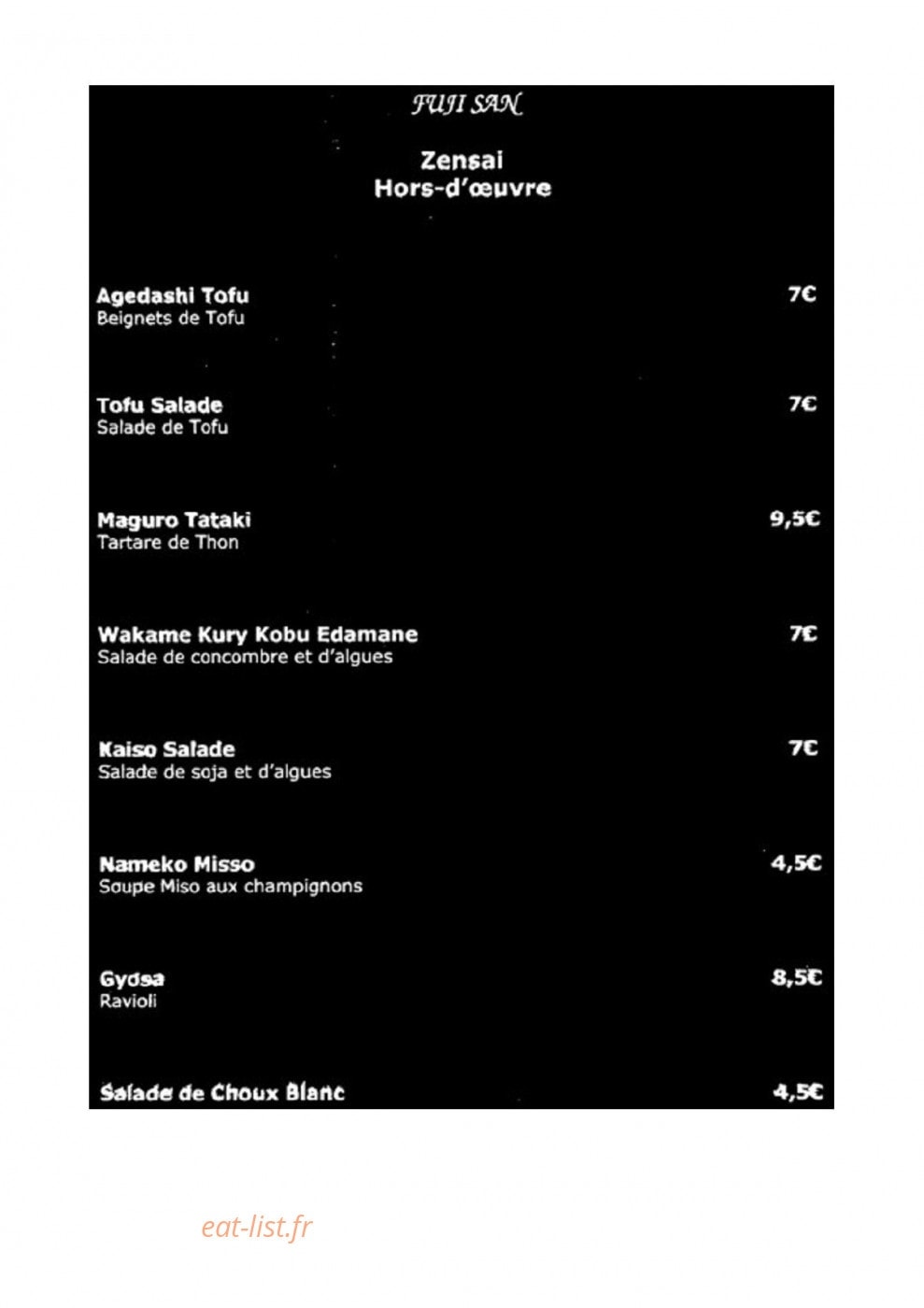 Fuji san — carte page 1