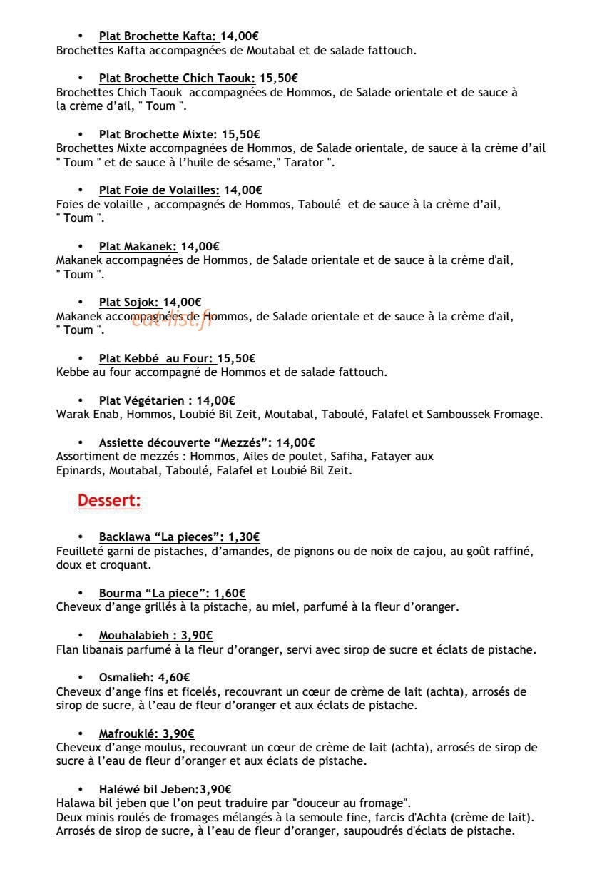 Grill' Croute — carte page 6