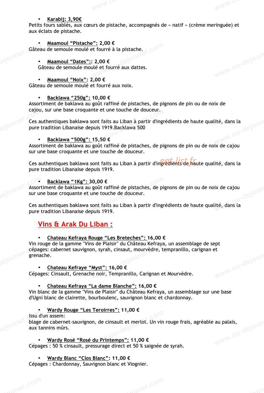 Grill' Croute — carte page 7
