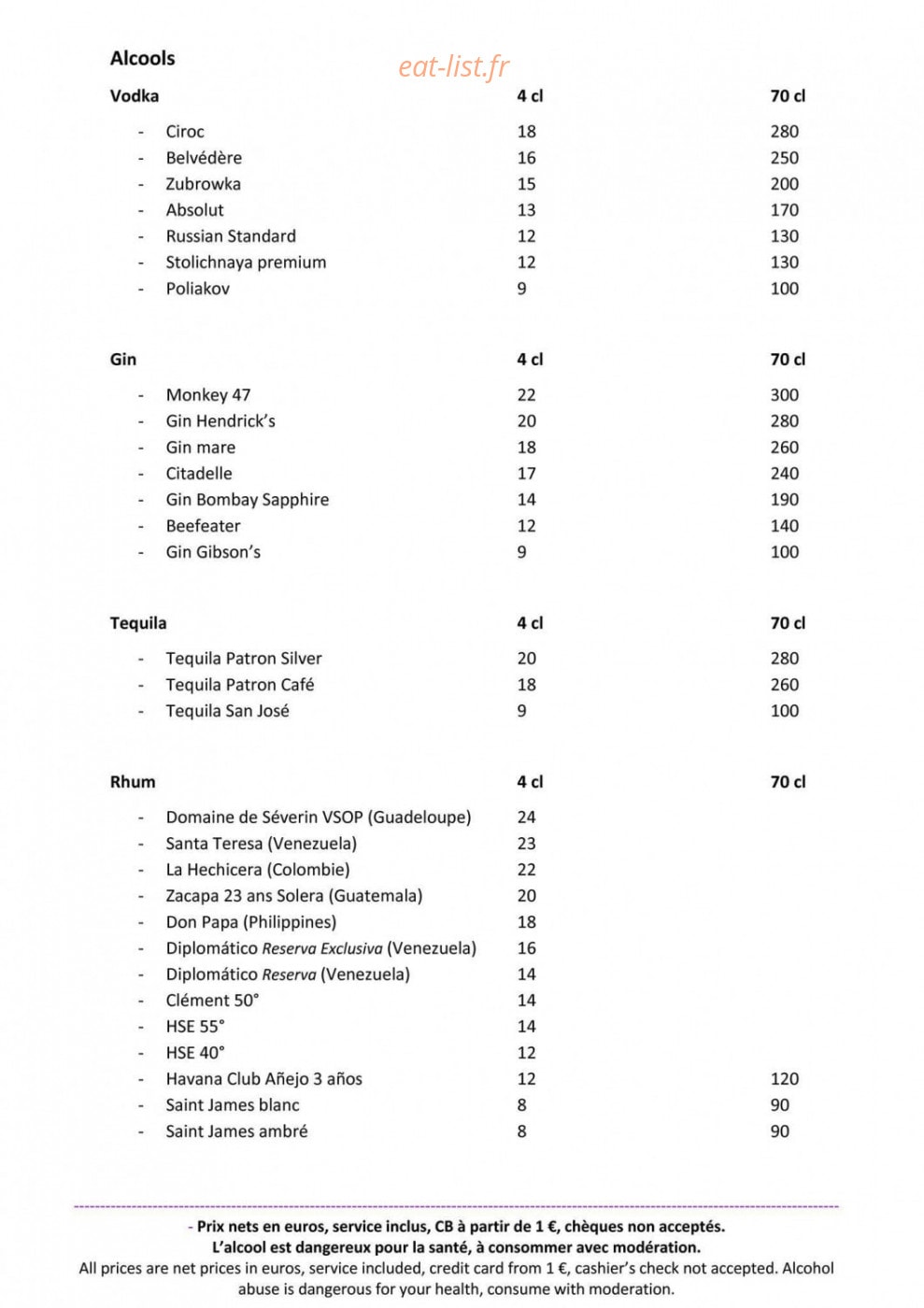 Infinito — carte page 4