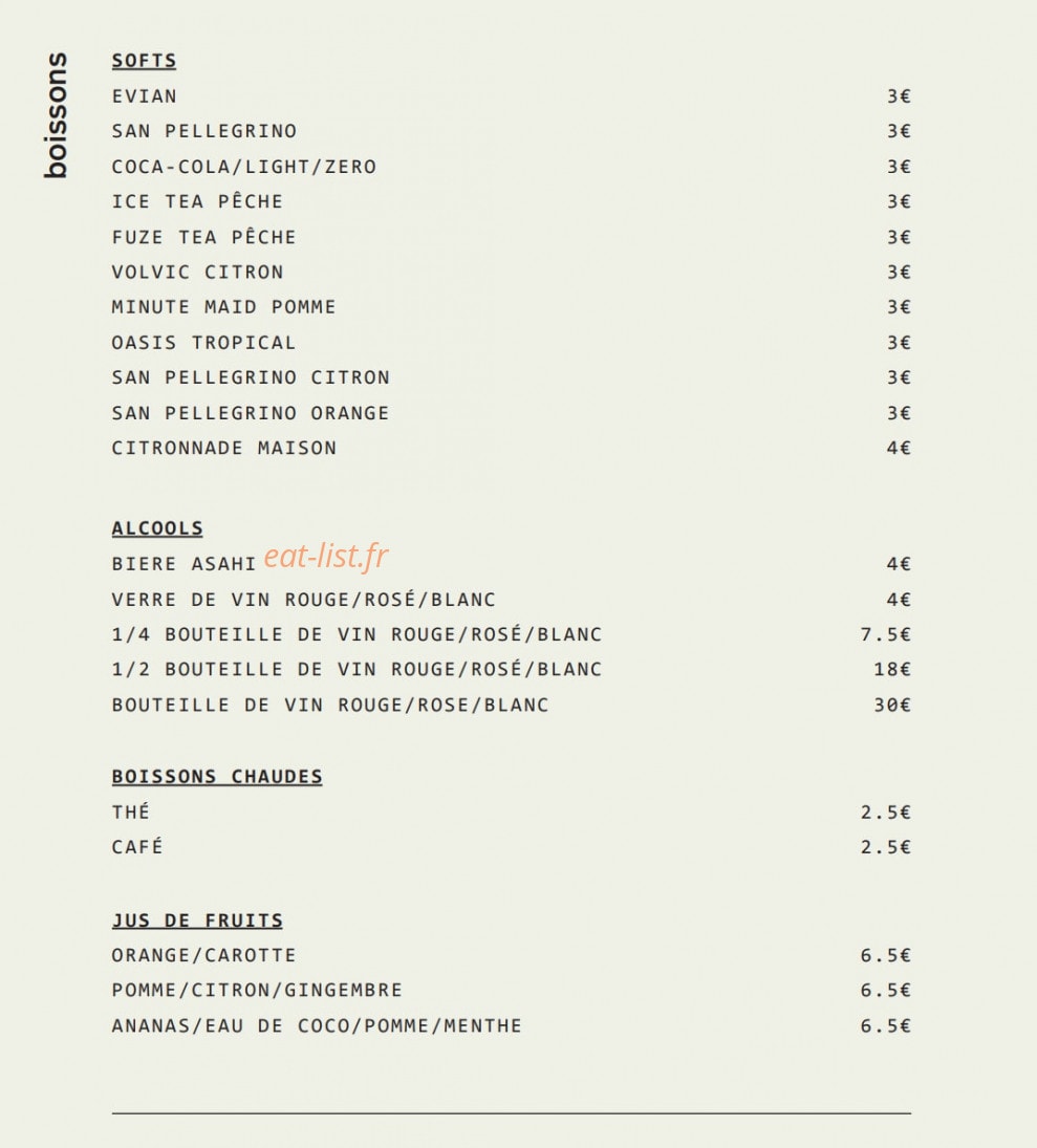 Kanteen — carte page 8