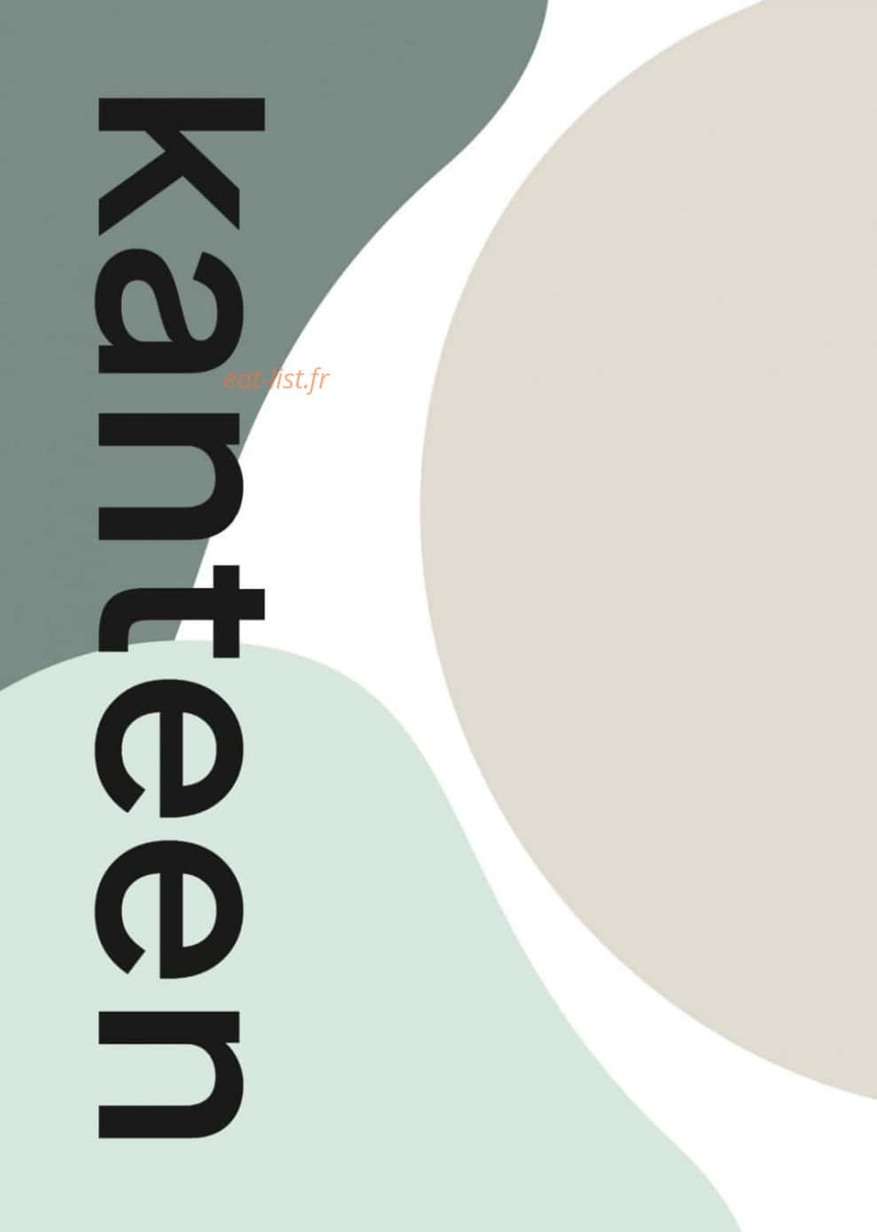 Kanteen — carte page 1