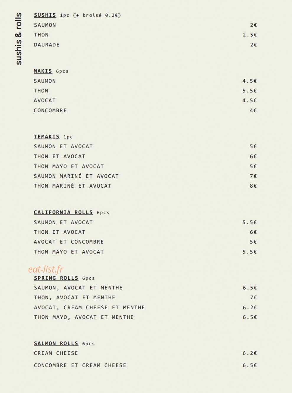 Kanteen — carte page 4