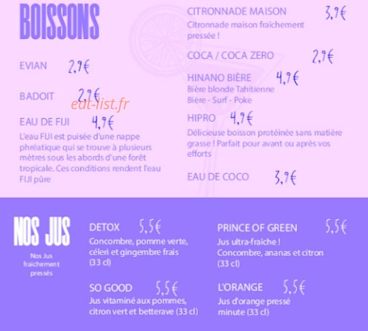 Oh My Poke — carte page 3