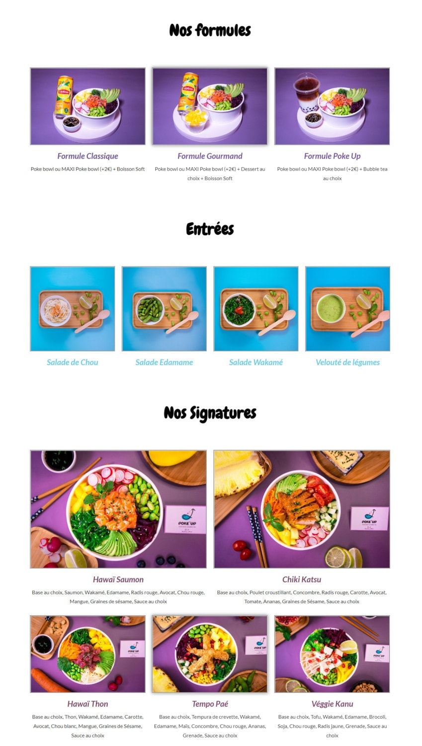 Poke Up — carte page 1