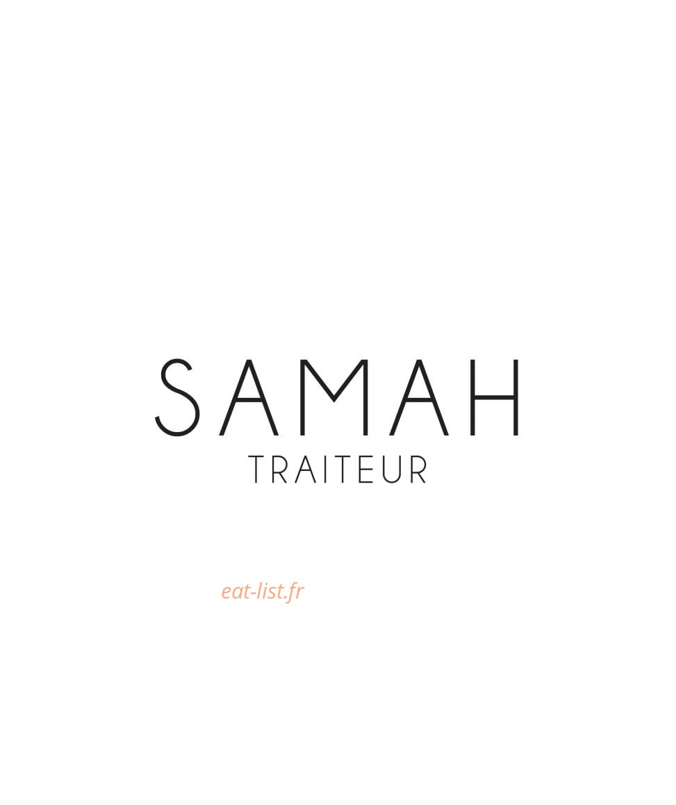 Samah Traiteur — carte page 1
