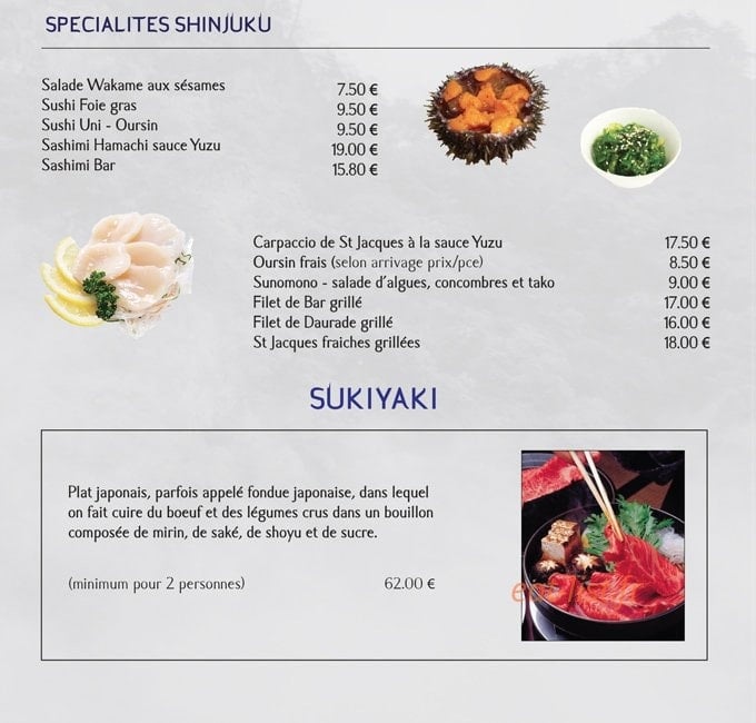 Shinjuku — carte page 1