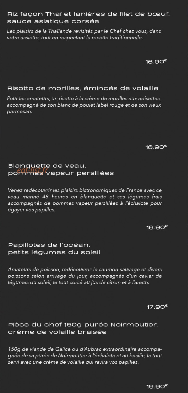 Chef sos Chef — carte page 4