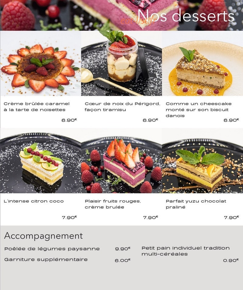 Chef sos Chef — carte page 5
