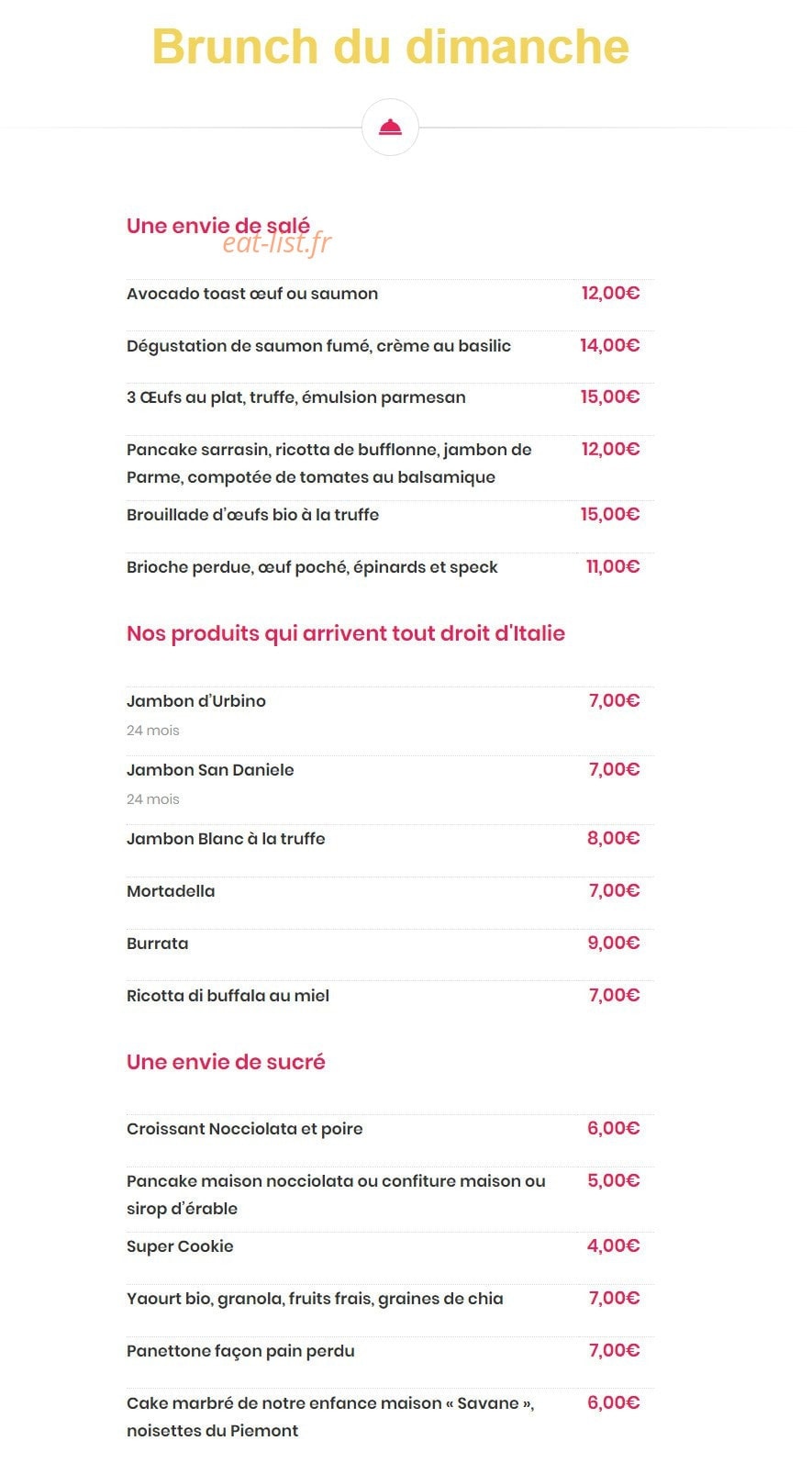 Il Cararosso — carte page 3
