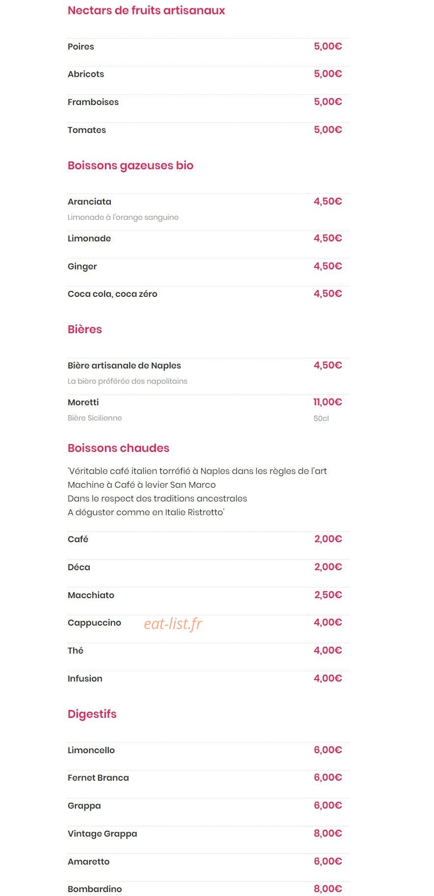 Il Cararosso — carte page 6